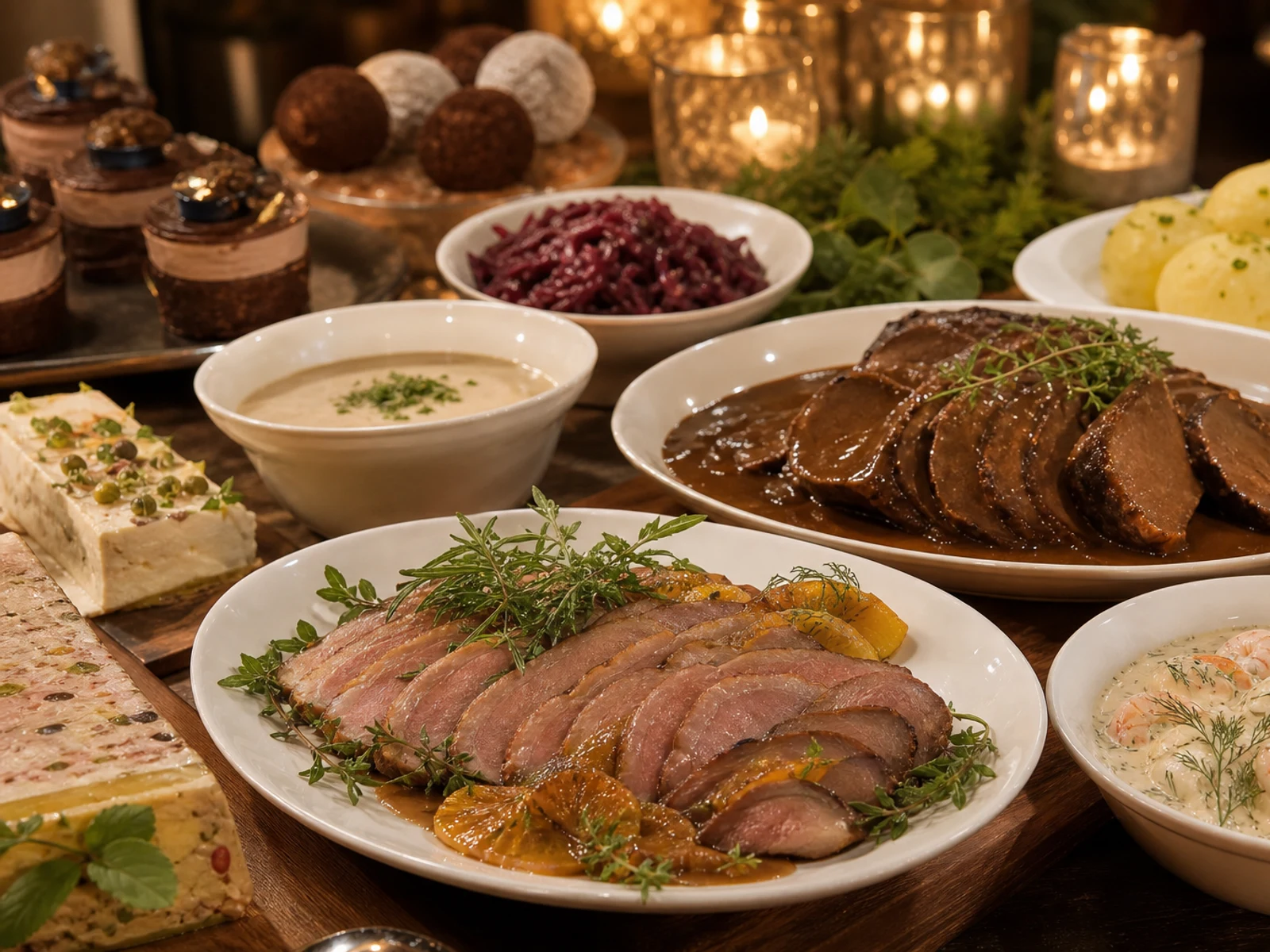 Weihnachtscatering für eine Vereinsfeier