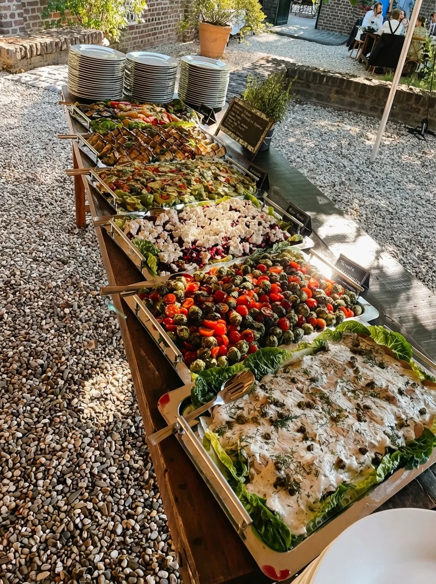 Premium Catering in Hamm: hochwertige Speisen im Buffet-Stil