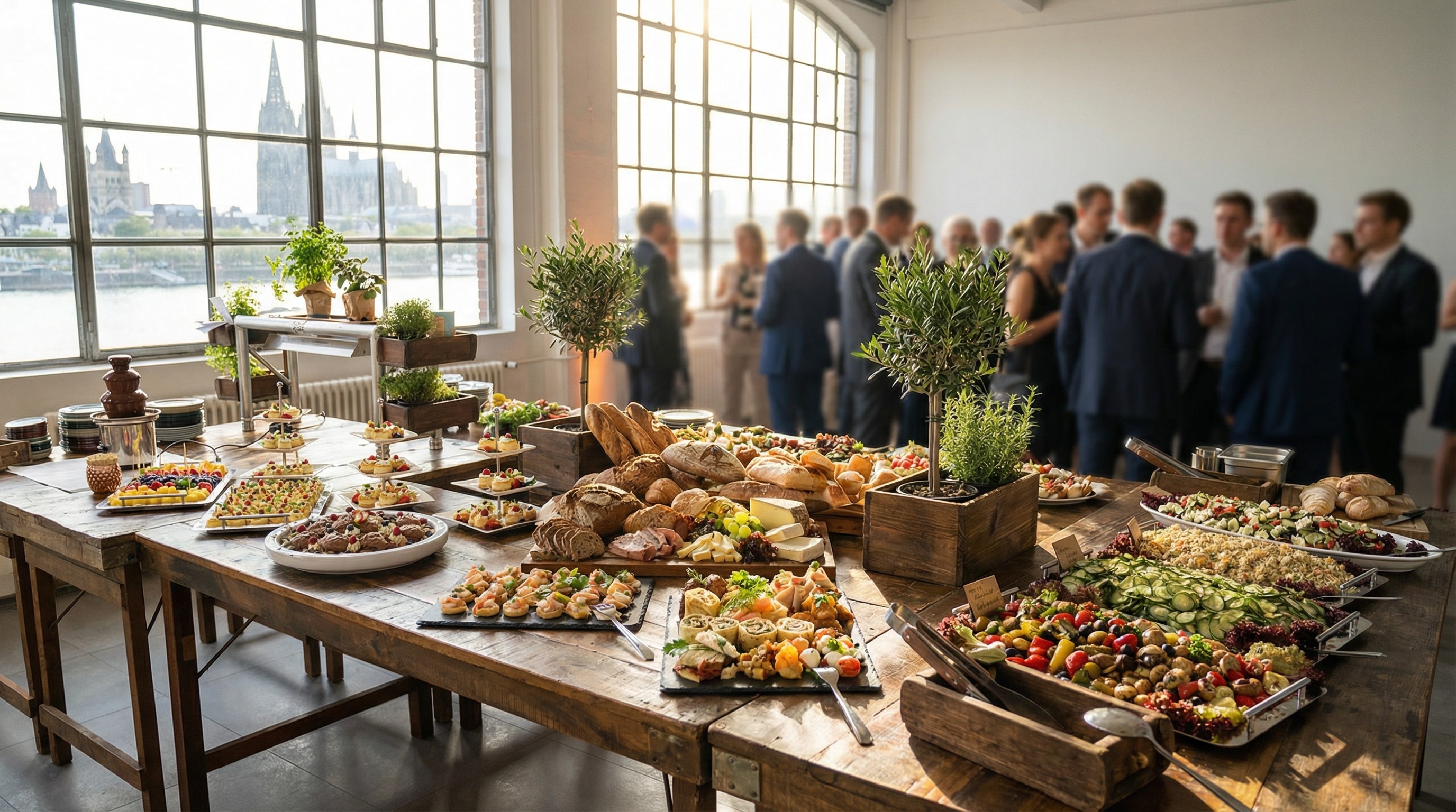 Eventcatering NRW: authentische Catering-Fotoaufnahme (2)