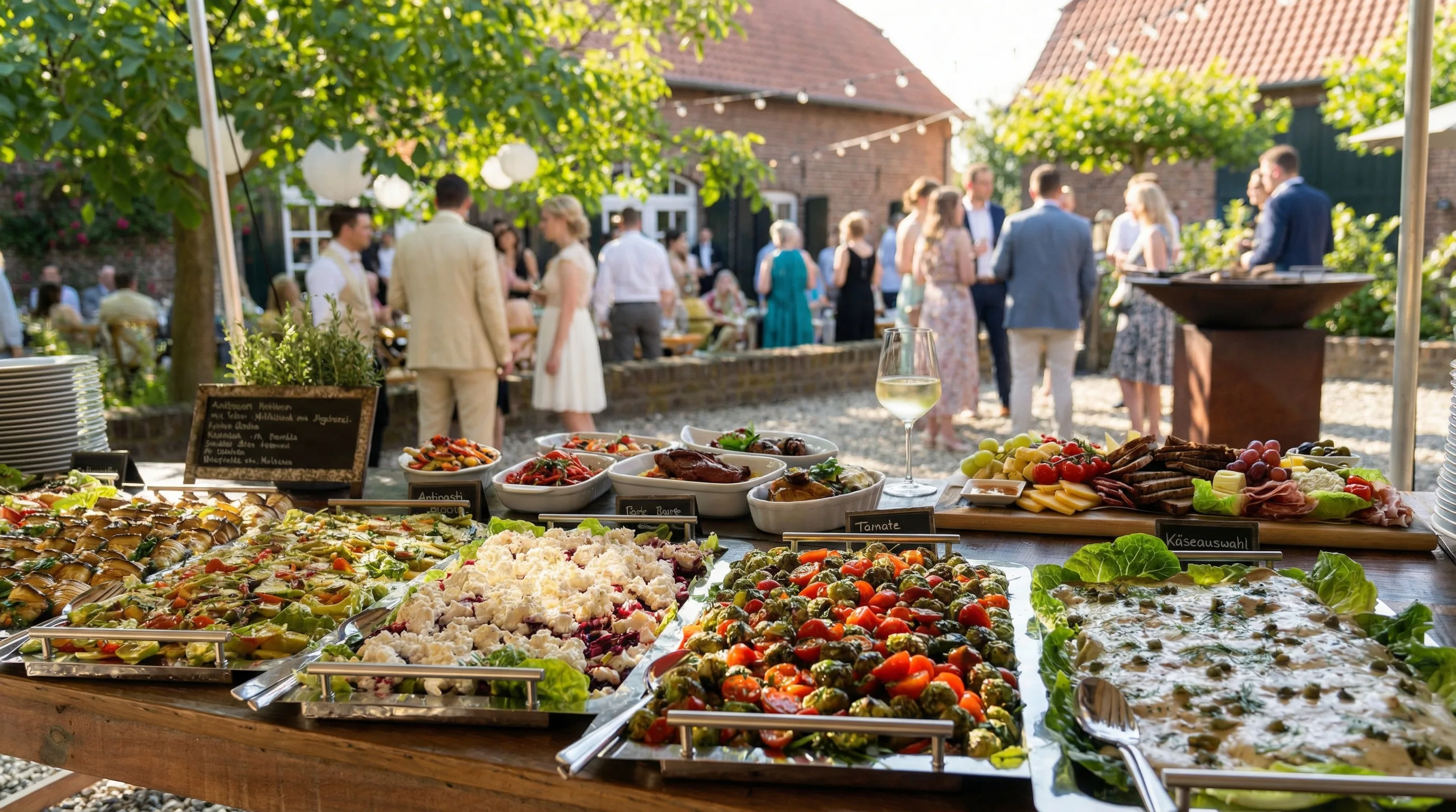 Catering für einen geschlossenen Künstlerbereich