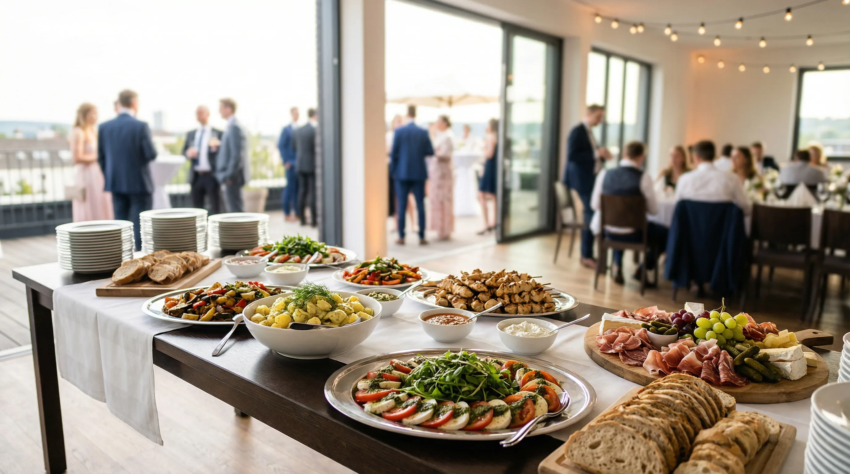 Hochzeitsbuffet als Menüauswahl für eine Feier in Essen