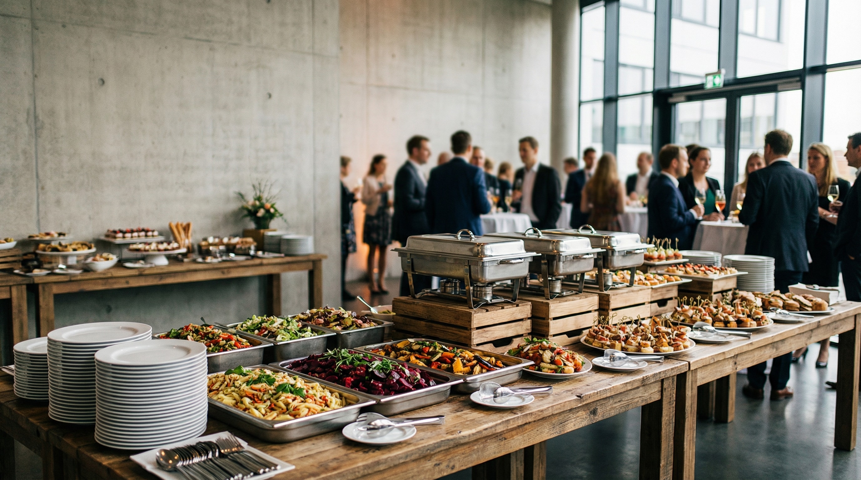 Notfall-Catering NRW: authentische Catering-Fotoaufnahme (1)