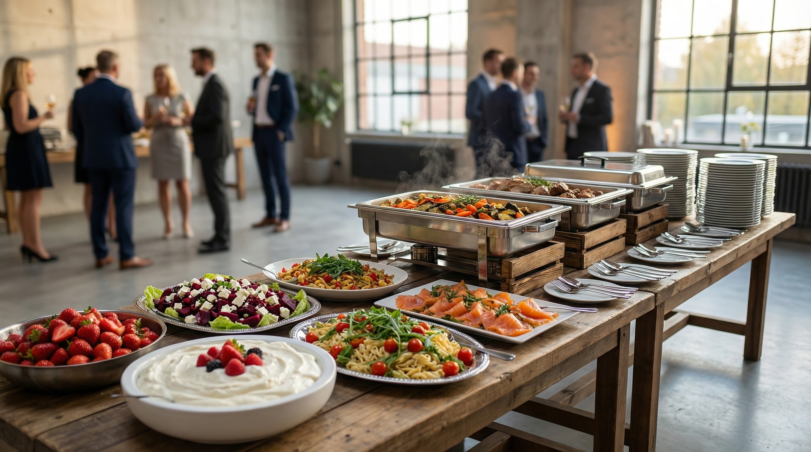 Notfall-Catering NRW: authentische Catering-Fotoaufnahme (2)