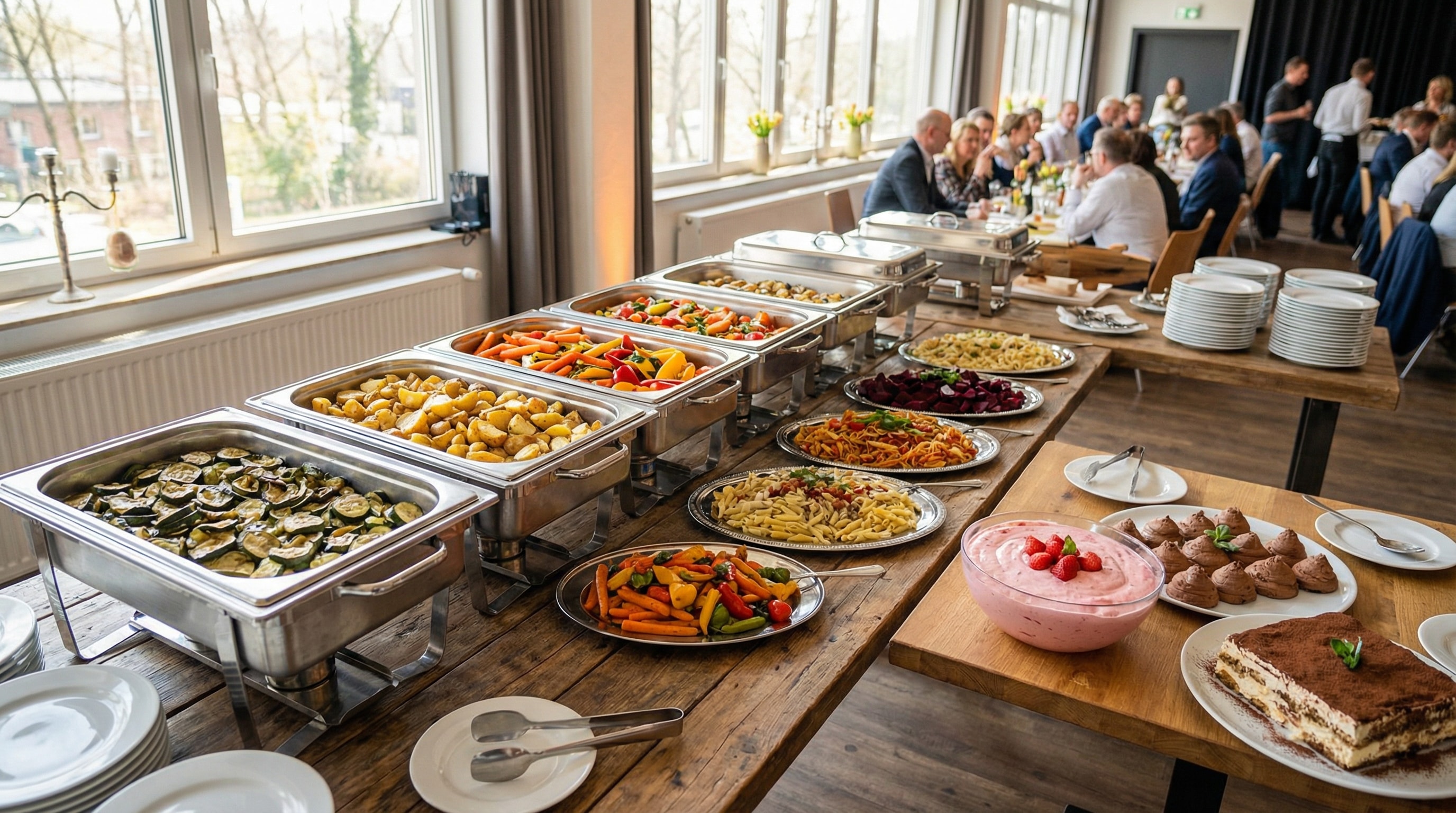 Ostermenü NRW: authentische Catering-Fotoaufnahme (2)