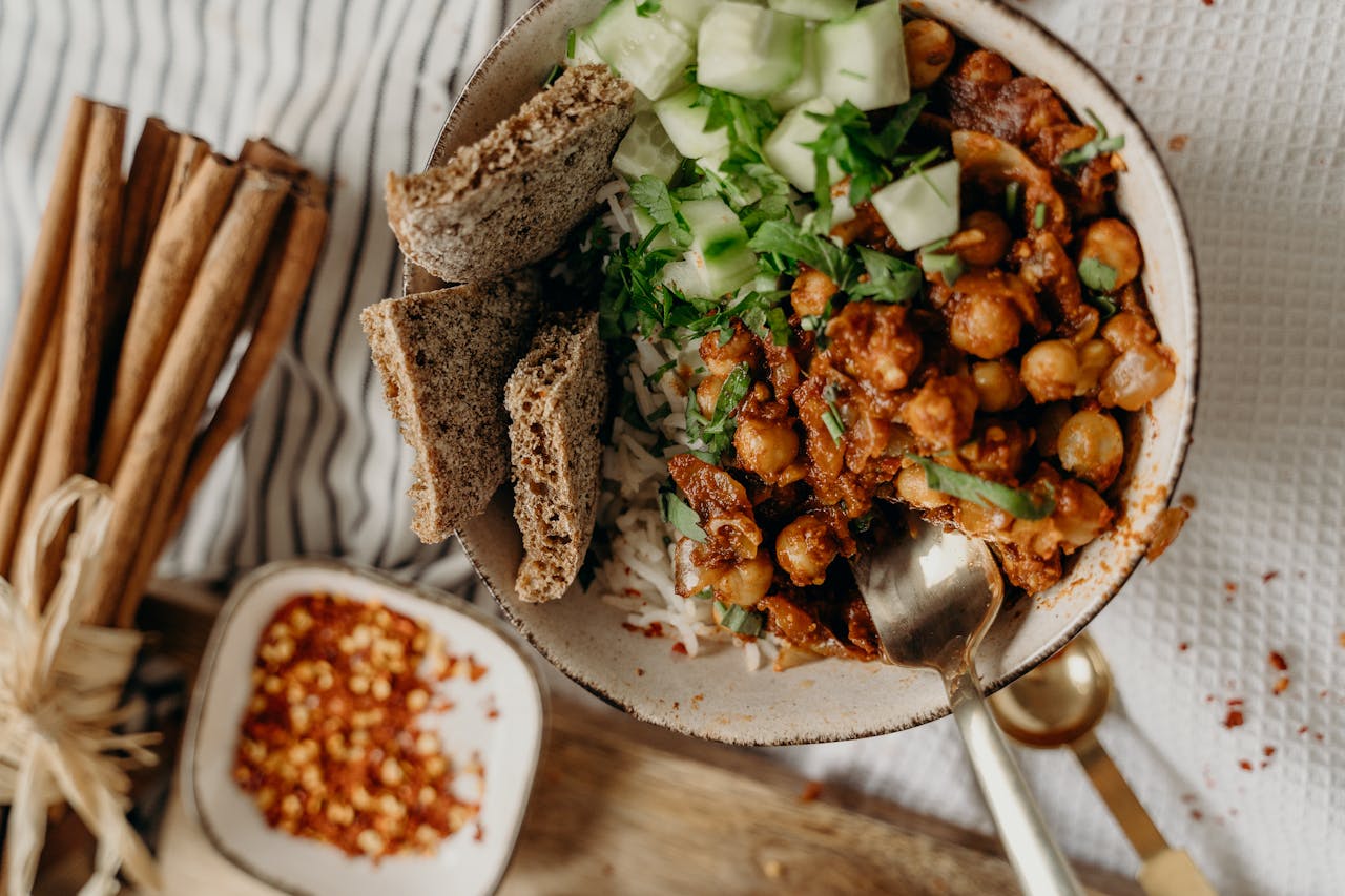 Vegetarisches und veganes Buffet