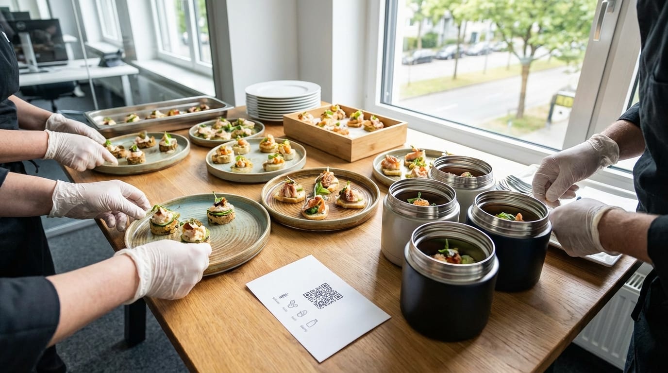 Wie wird Kreuzkontamination am Buffet vermieden? – Catering in Bielefeld, NRW