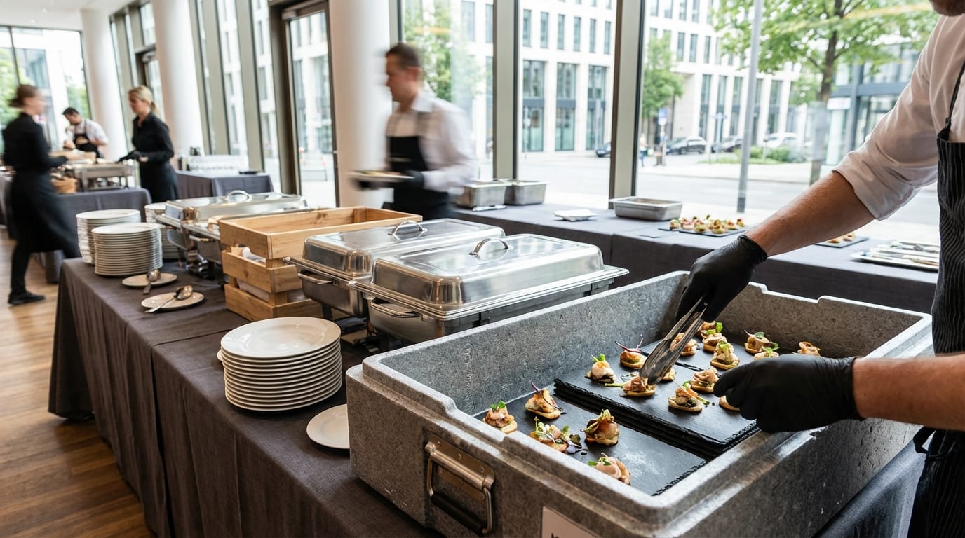 Variante 2: Buffet-Betreuung und Abräumservice – Catering in Düsseldorf, NRW
