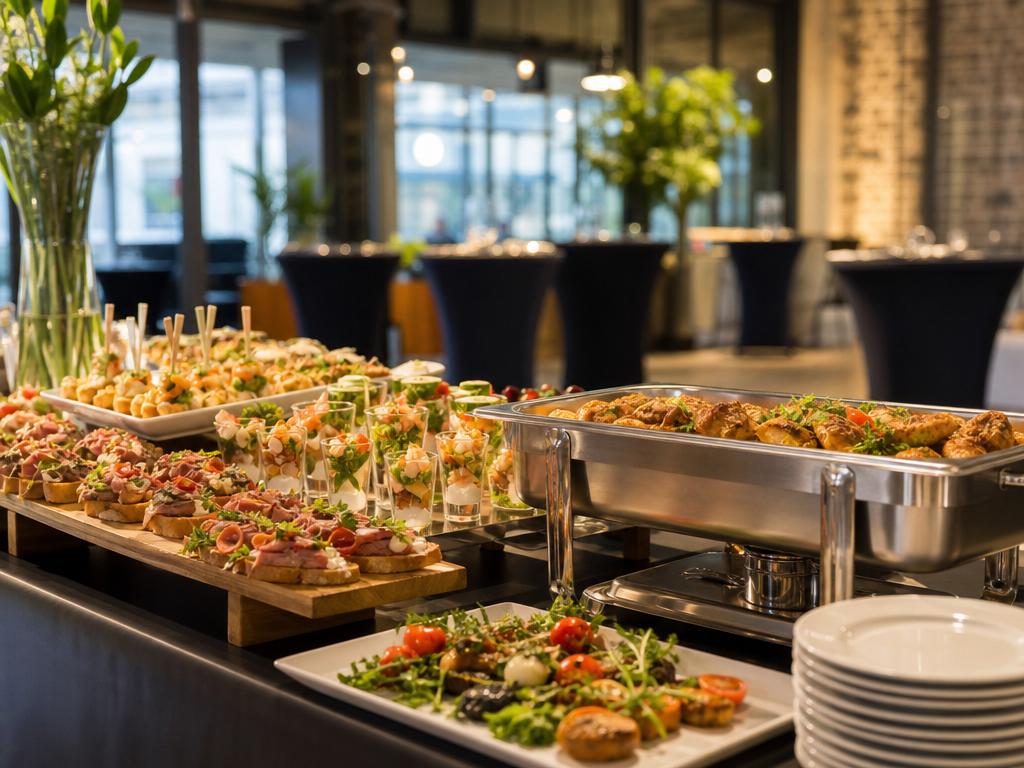 Eventcatering in Innenstadt-West bei Dortmund: Empfang Catering Dortmund für Begrüßungen, Meetings und Kundentermine