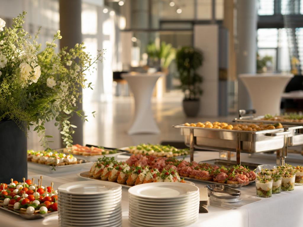 Eventcatering in Hamborn bei Duisburg: empfang catering duisburg für kurze und längere Formate
