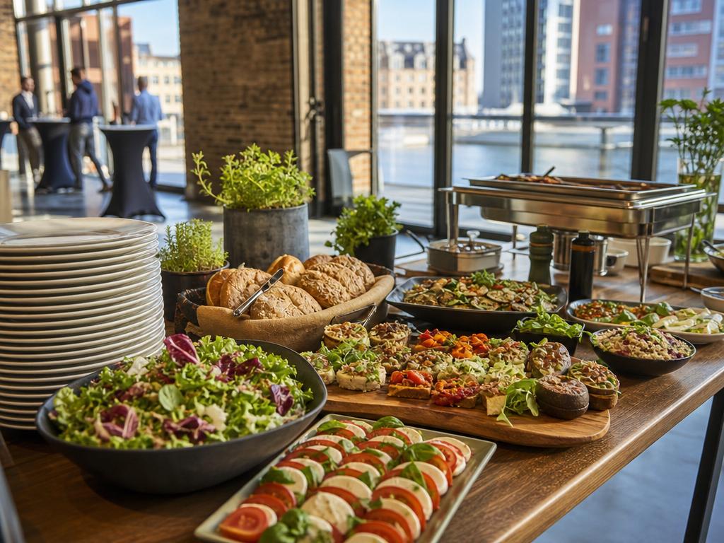 Firmencatering in Innenhafen bei Duisburg: Firmencatering Duisburg planbare Verpflegung für den Arbeitstag