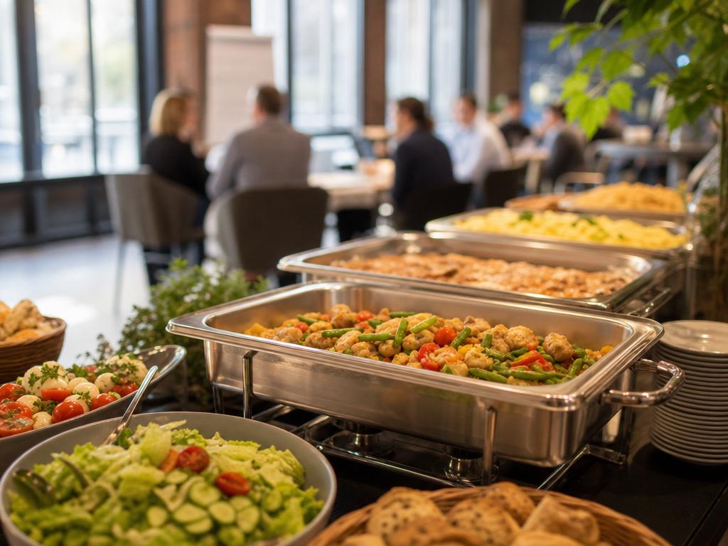Mittagessen-Catering in Neudorf bei Duisburg: Mittagsangebote, die in den Arbeitsalltag passen
