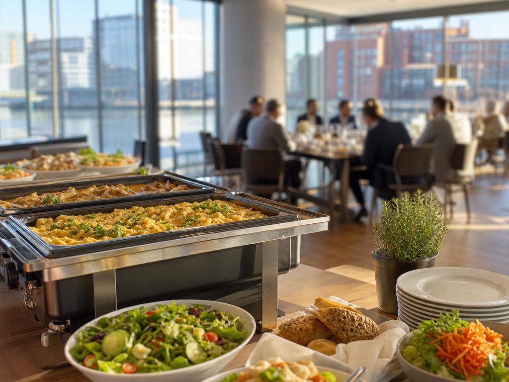 Mittagessen-Catering in Innenhafen bei Duisburg: Geeignet für regelmäßige Pausen und einzelne Anlässe