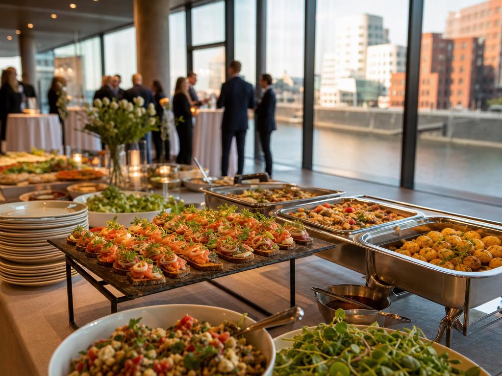 Eventcatering in Düsseldorfer MedienHafen: Von der ersten Idee bis zum konkreten Angebot