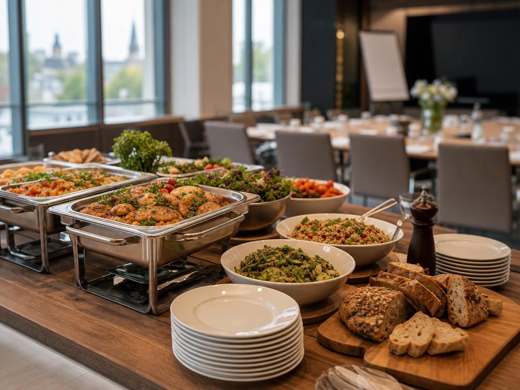 Mittagessen-Catering in Düsseldorf-Oberkassel: Pausen passend zum Tagesprogramm planen