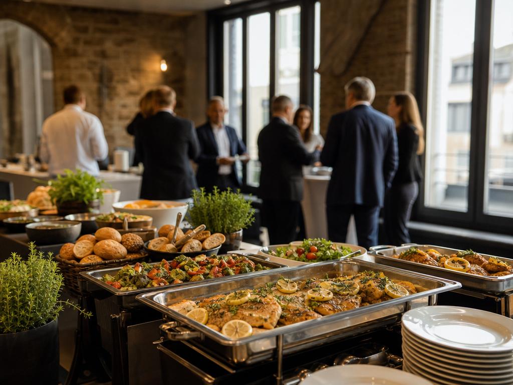 Mittagessen-Catering in Düsseldorfer Altstadt: Von Altstadt bis Flughafen abgestimmt auf Ihren Standort