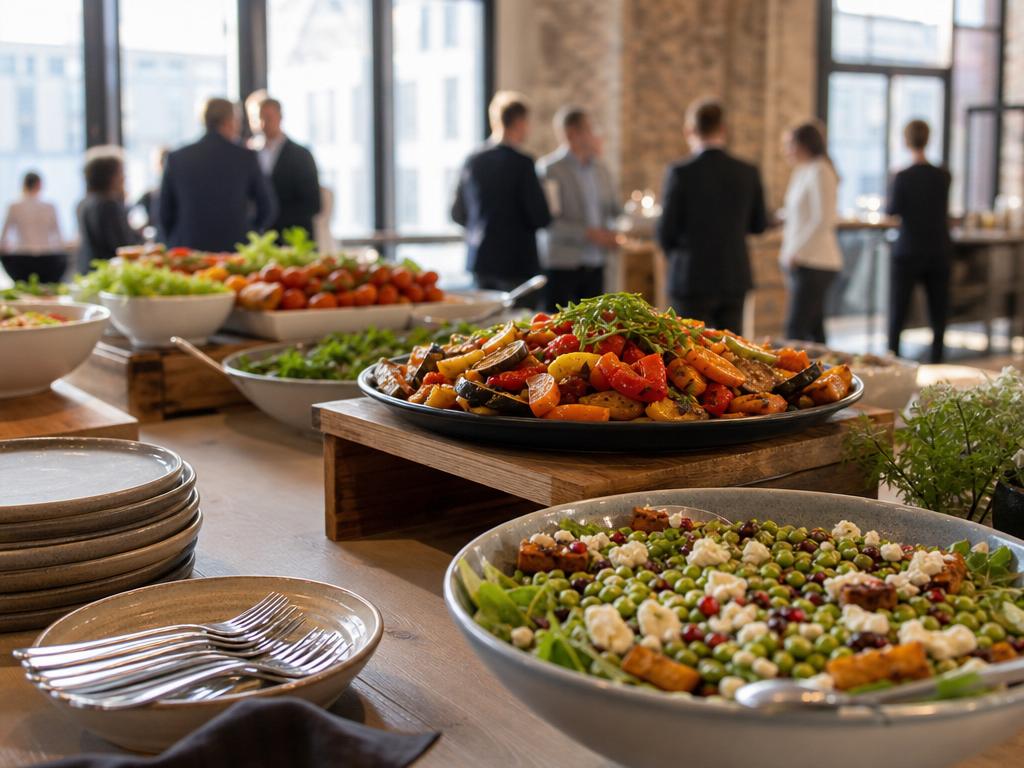 Firmencatering in Rüttenscheid bei Essen: Mittagessen für den gemeinsamen Arbeitstag