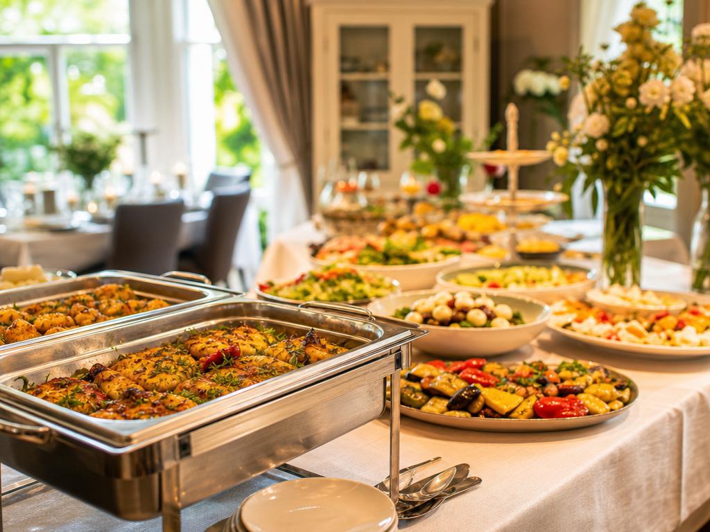 Partyservice in Bredeney bei Essen: Kalte und warme Komponenten nach Ihrem Bedarf
