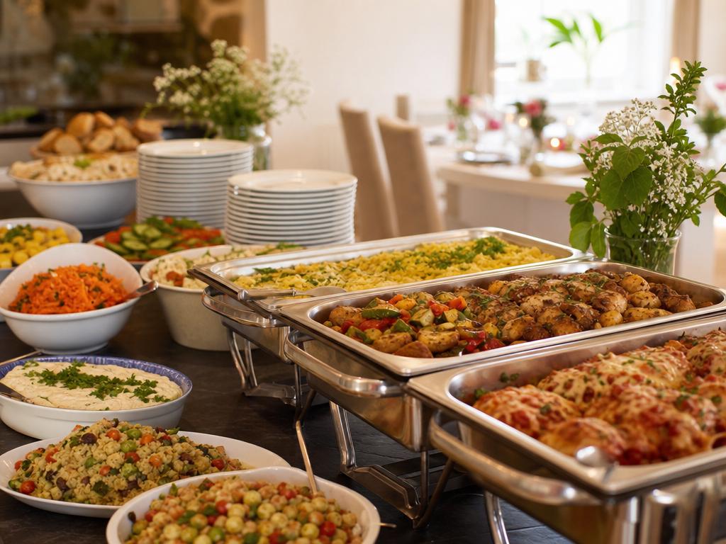 Partyservice in Kapellen bei Geldern: Buffets und warme Gerichte nach Anlass