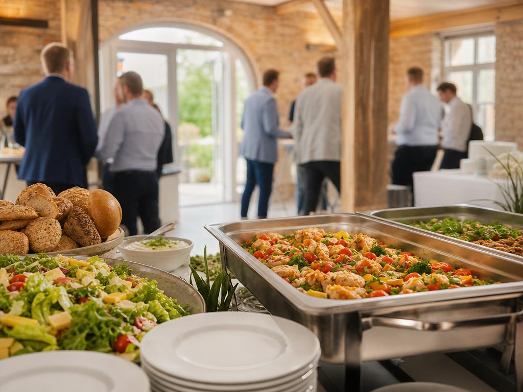 Mittagessen-Catering in Hommersum bei Goch: tagungsessen goch und seminar catering goch nach Zeitplan