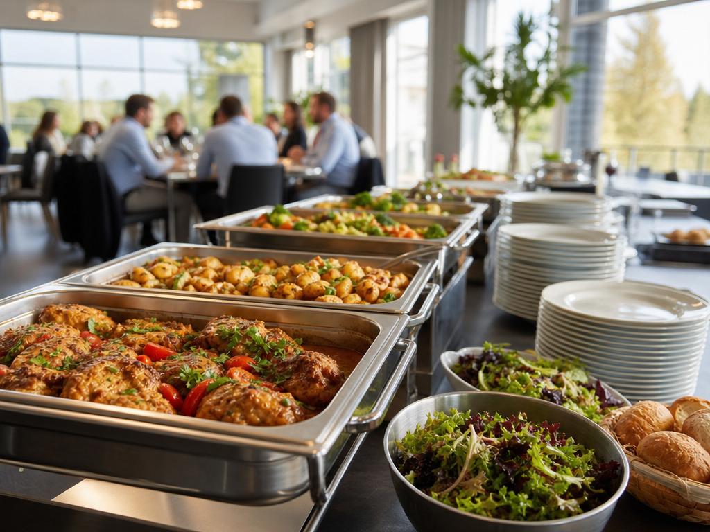 Mittagessen-Catering in Saalhoff bei Kamp-Lintfort: Regelmäßige Mittagsverpflegung für Betriebe