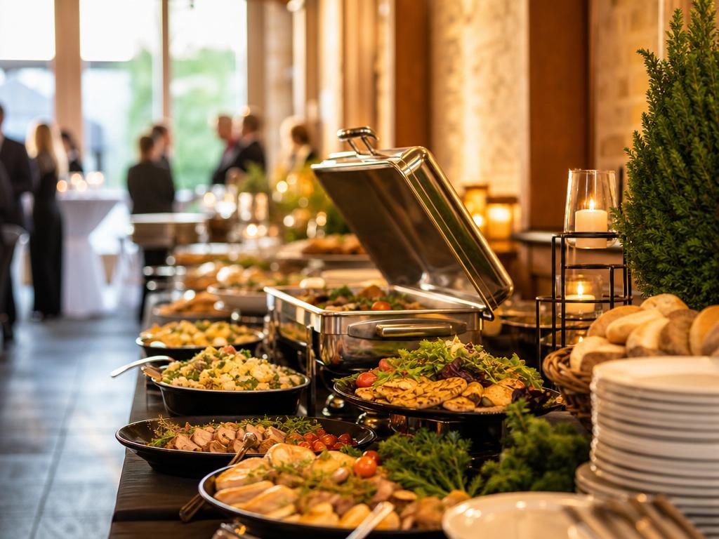 Eventcatering in St. Hubert bei Kempen: Abendessen Catering Kempen für runde Tagesabschlüsse