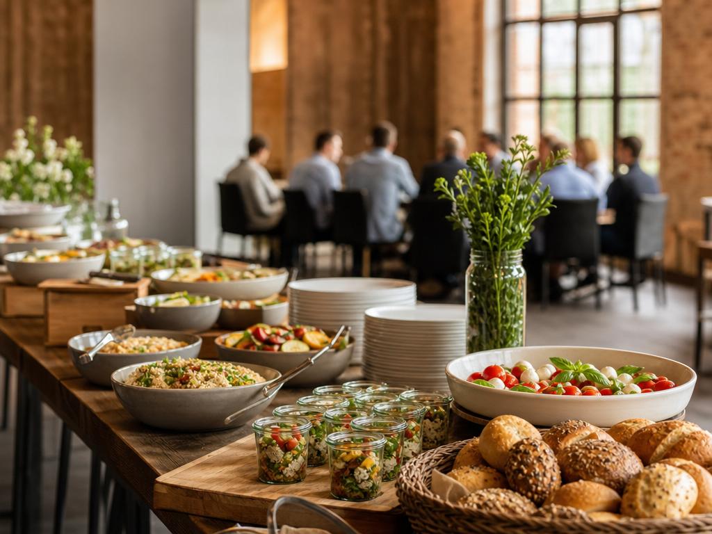 Firmencatering in St. Hubert bei Kempen: Mittagspausen, Kundentermine und interne Runden