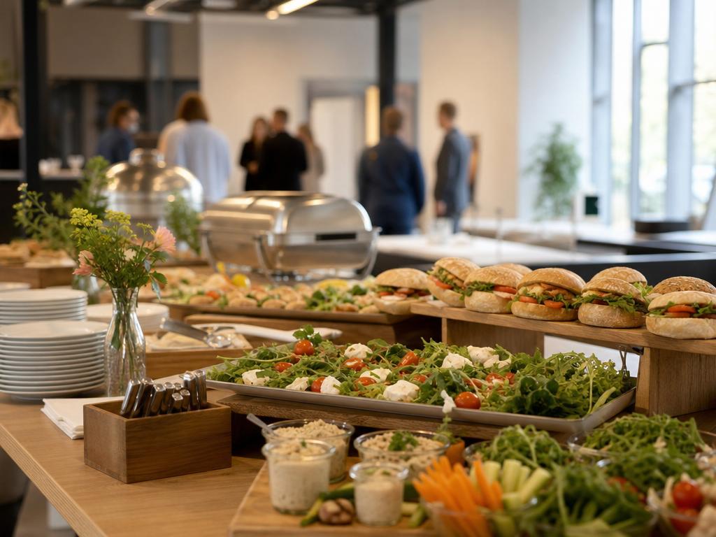 Firmencatering in Hüls bei Krefeld: Für Standorte im Stadtgebiet