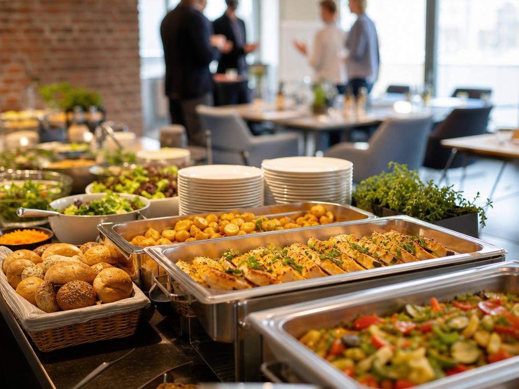 Mittagessen-Catering in Fischeln bei Krefeld: Mittagspause mit klarer Struktur