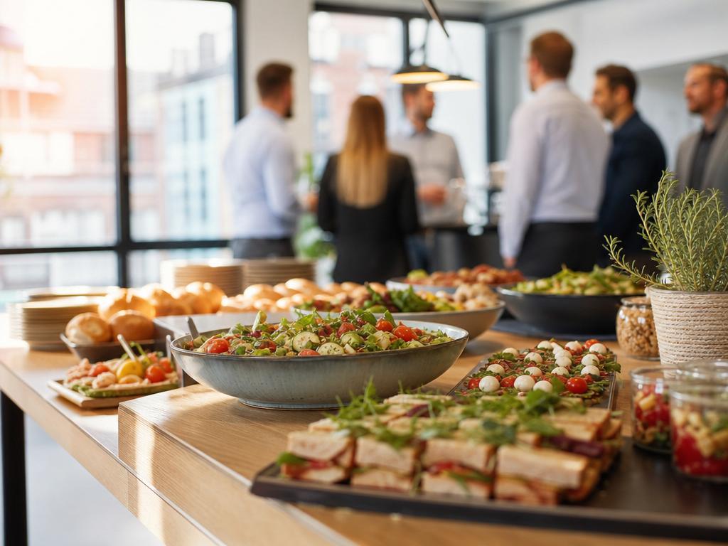 Firmencatering in Innenstadt bei Mönchengladbach: Ruhige Planung für Feiern im Betrieb