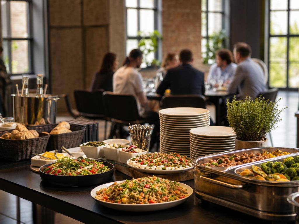 Firmencatering in Broich bei Mülheim an der Ruhr: Mittagessen im Büro ohne lange Wege