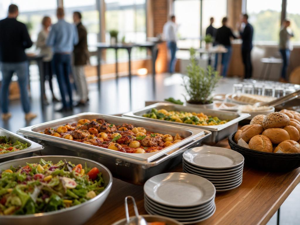 Mittagessen-Catering in Saarn bei Mülheim an der Ruhr: lunch catering mülheim an der ruhr in Broich, Saarn, Speldorf und Innenstadt