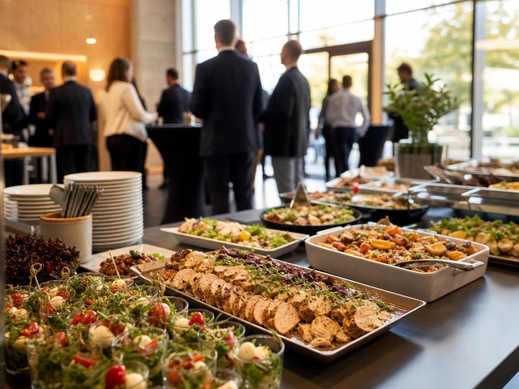 Eventcatering in Rosellen bei Neuss: Unkomplizierte Speisen für kurze und mittlere Formate