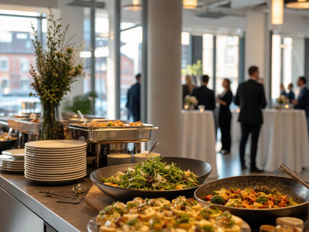 Eventcatering in Innenstadt bei Neuss: Lokale Abstimmung für unterschiedliche Veranstaltungsorte