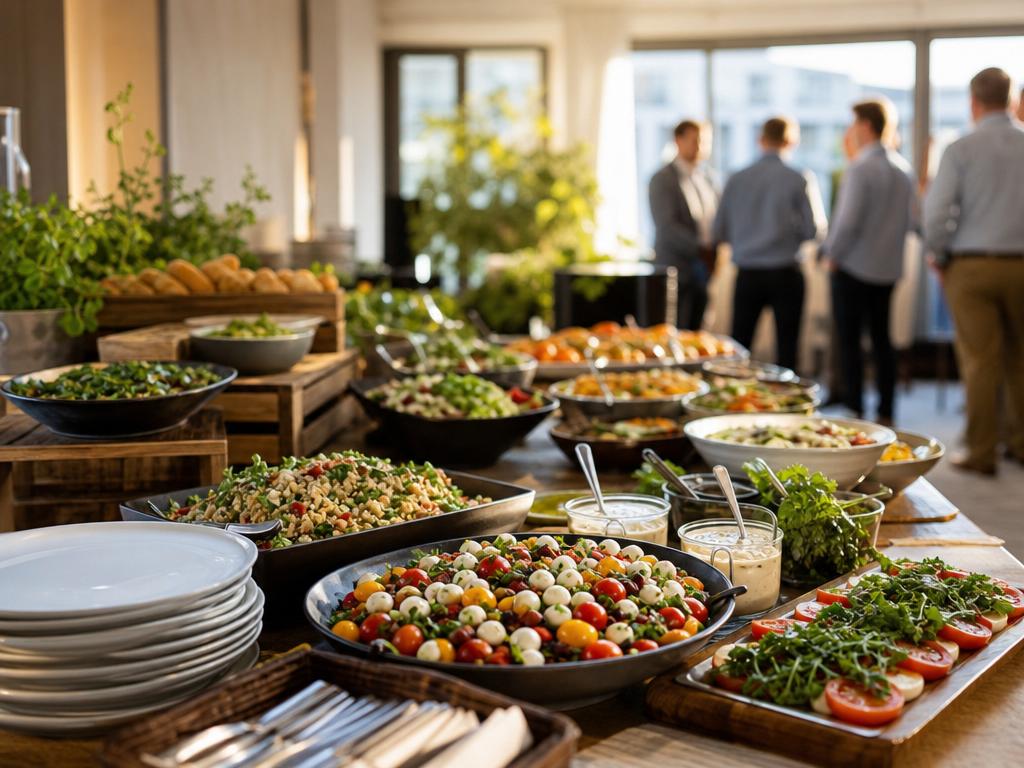 Firmencatering in Innenstadt bei Neuss: Firmencatering Neuss Planung für Unternehmen vor Ort