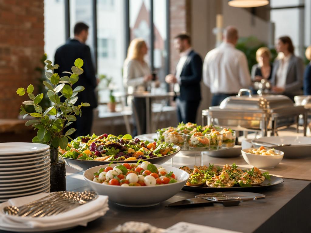 Firmencatering in Innenstadt bei Neuss: Klare Schritte bis zur passenden Zusammenstellung