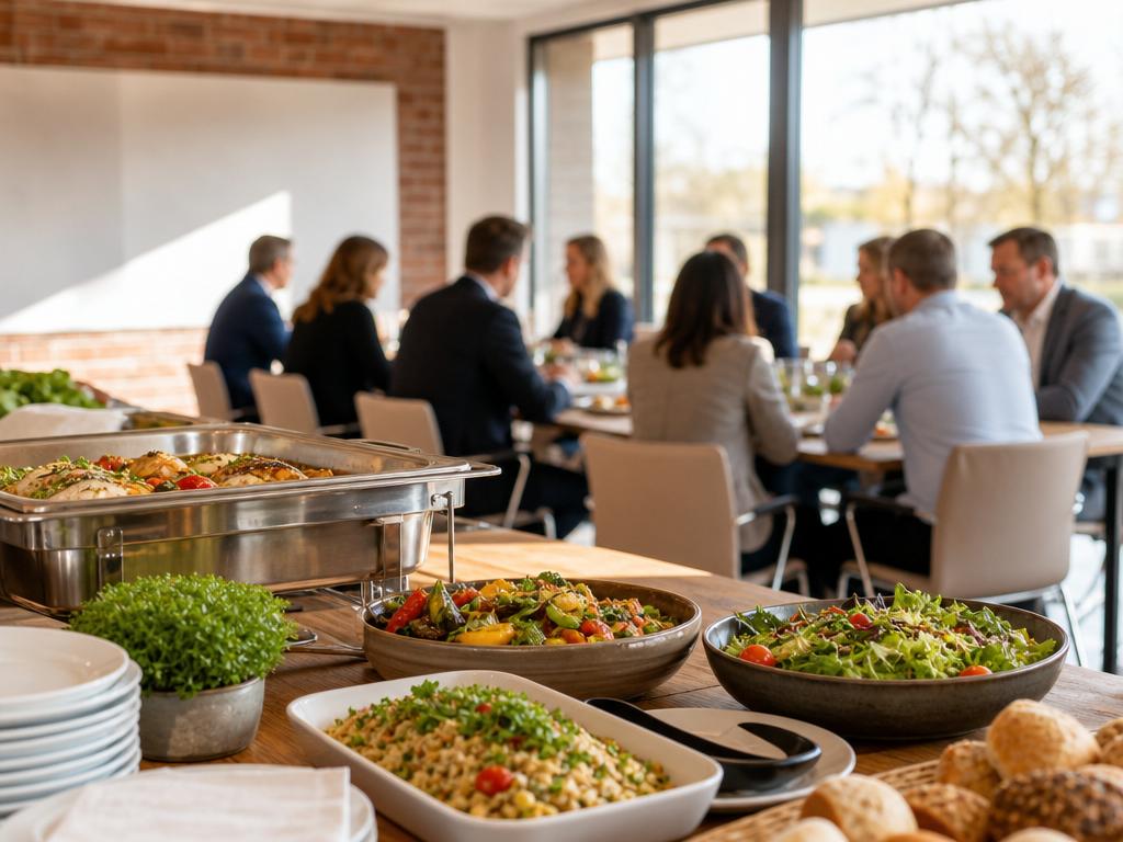 Mittagessen-Catering in Norf bei Neuss: Business Lunch Catering Neuss für Besprechungen und Kundentermine