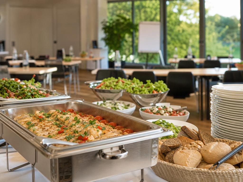 Mittagessen-Catering in Rosellen bei Neuss: Tagungsessen Neuss und Seminar Catering Neuss sinnvoll planen