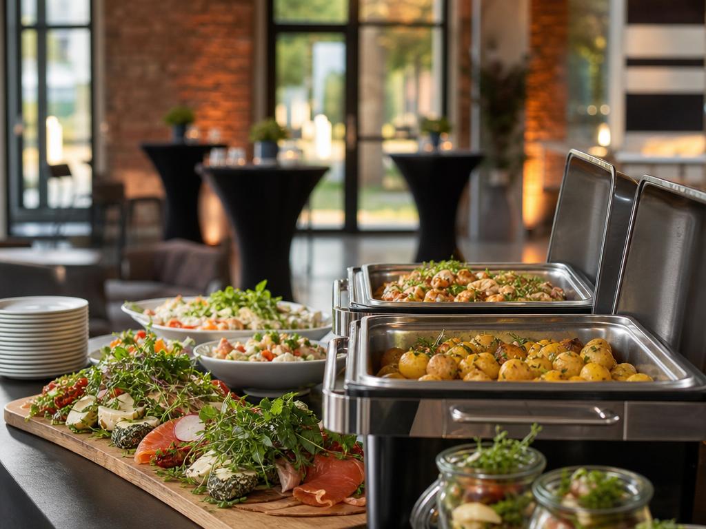 Eventcatering in Sterkrade bei Oberhausen: Ruhige Vorbereitung für unterschiedliche Gästegruppen