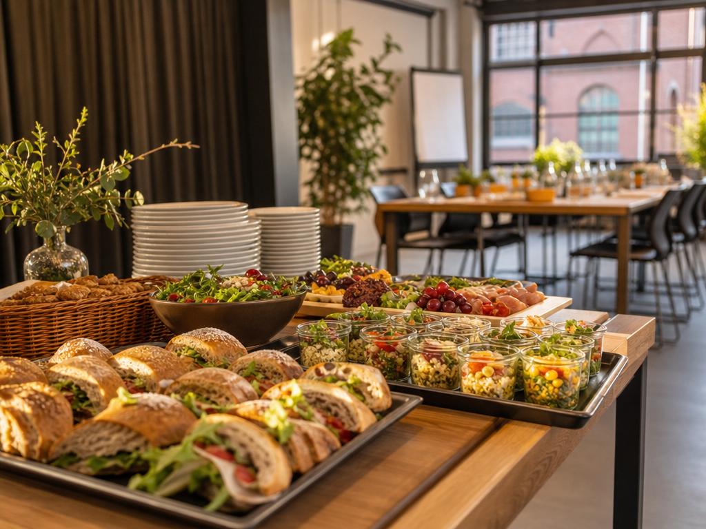 Firmencatering in Sterkrade bei Oberhausen: Firmencatering Oberhausen passend für Büro, Meeting und Firmenfeier