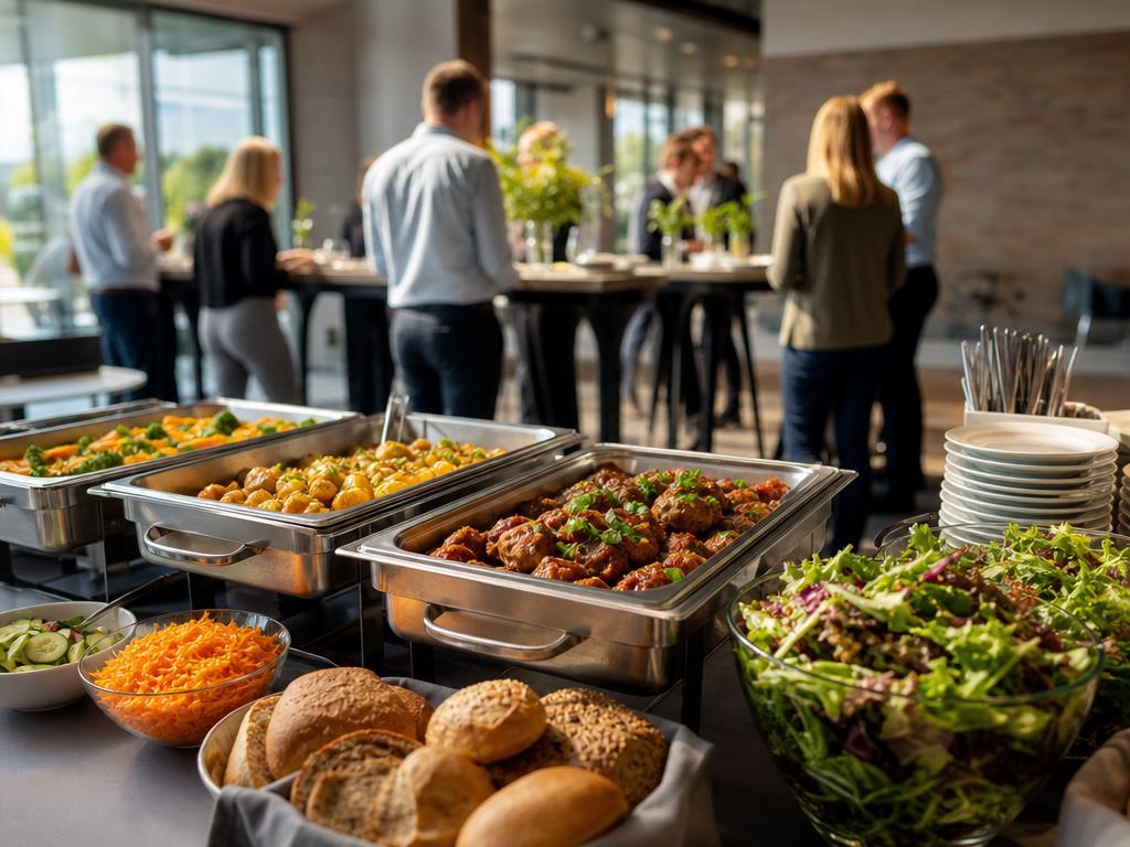 Mittagessen-Catering in Alt-Oberhausen bei Oberhausen: business lunch catering oberhausen für Büros und Teams