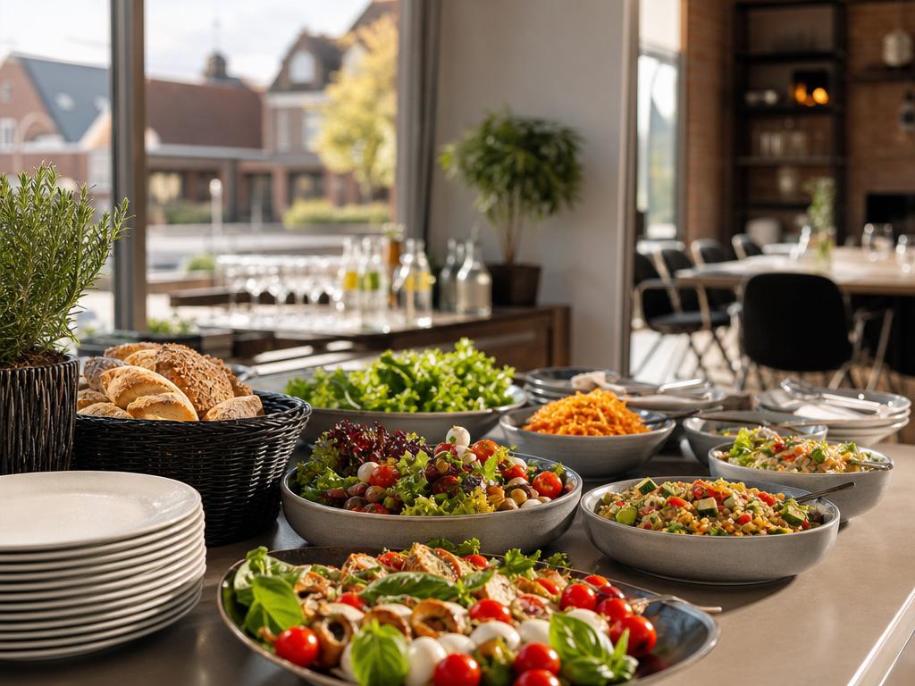 Firmencatering in Ortskern bei Straelen: Mittagspause und Besprechung entspannt vorbereiten