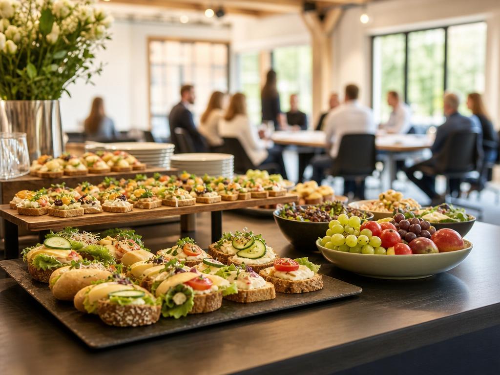 Firmencatering in Vynen bei Xanten: Gut planbar für kurze und lange Termine