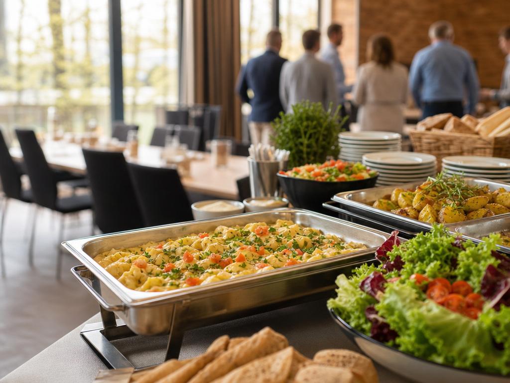 Mittagessen-Catering in Vynen bei Xanten: Mittagspause passend zum Terminplan