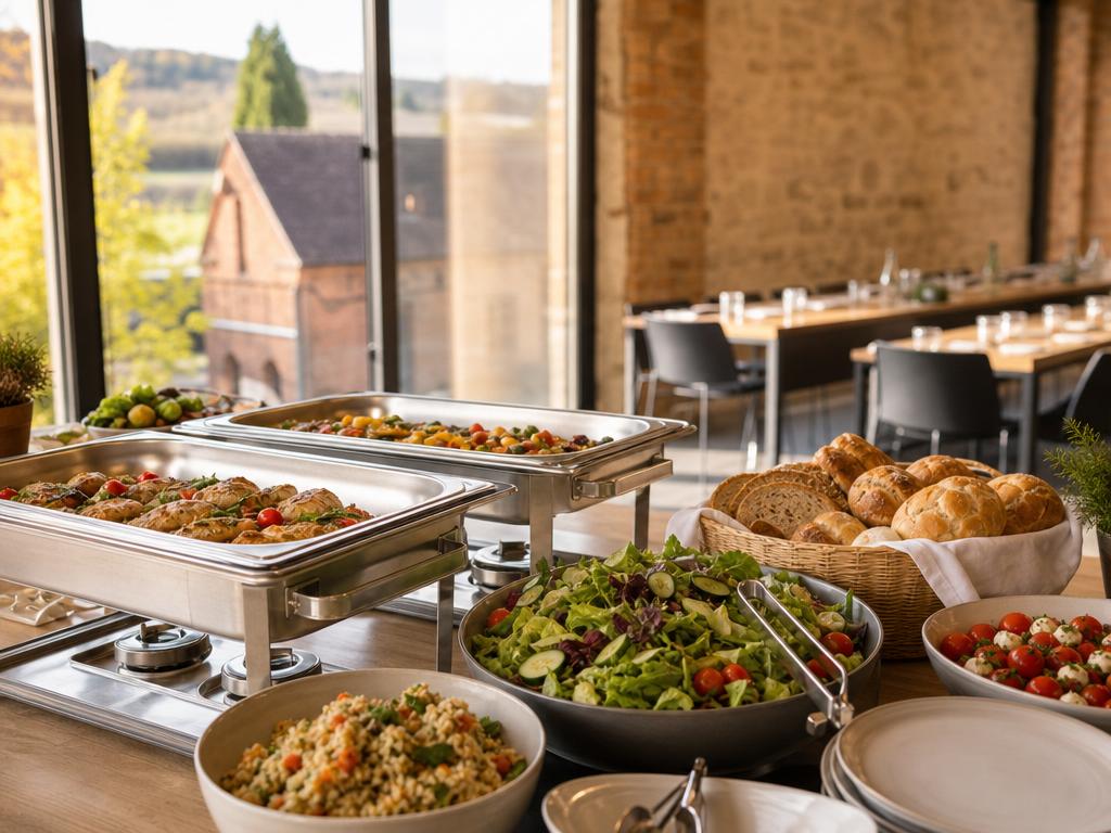 Mittagessen-Catering in Birten bei Xanten: Verpflegung für Schulungen, Workshops und interne Formate