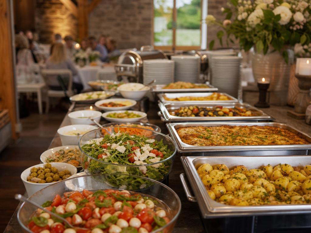 Partyservice in Marienbaum bei Xanten: Buffet Lieferung Xanten nach vorheriger Abstimmung