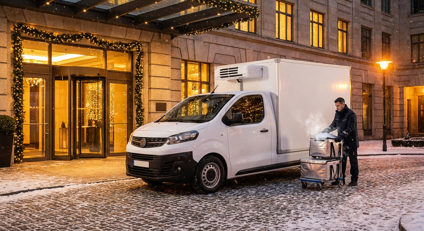 Lieferung für Firmenfeier